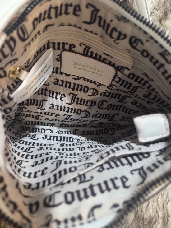 Juicy Couture White Floral Crossbody Bag with Matching Wallet - Picture 4 of 8